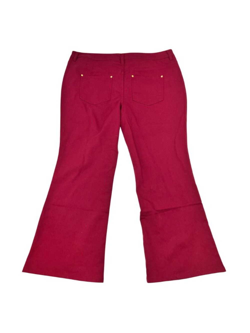 C Wonder Womens Bootcut Jeans Raspberry High Rise Size 20WP - Picture 7 of 9